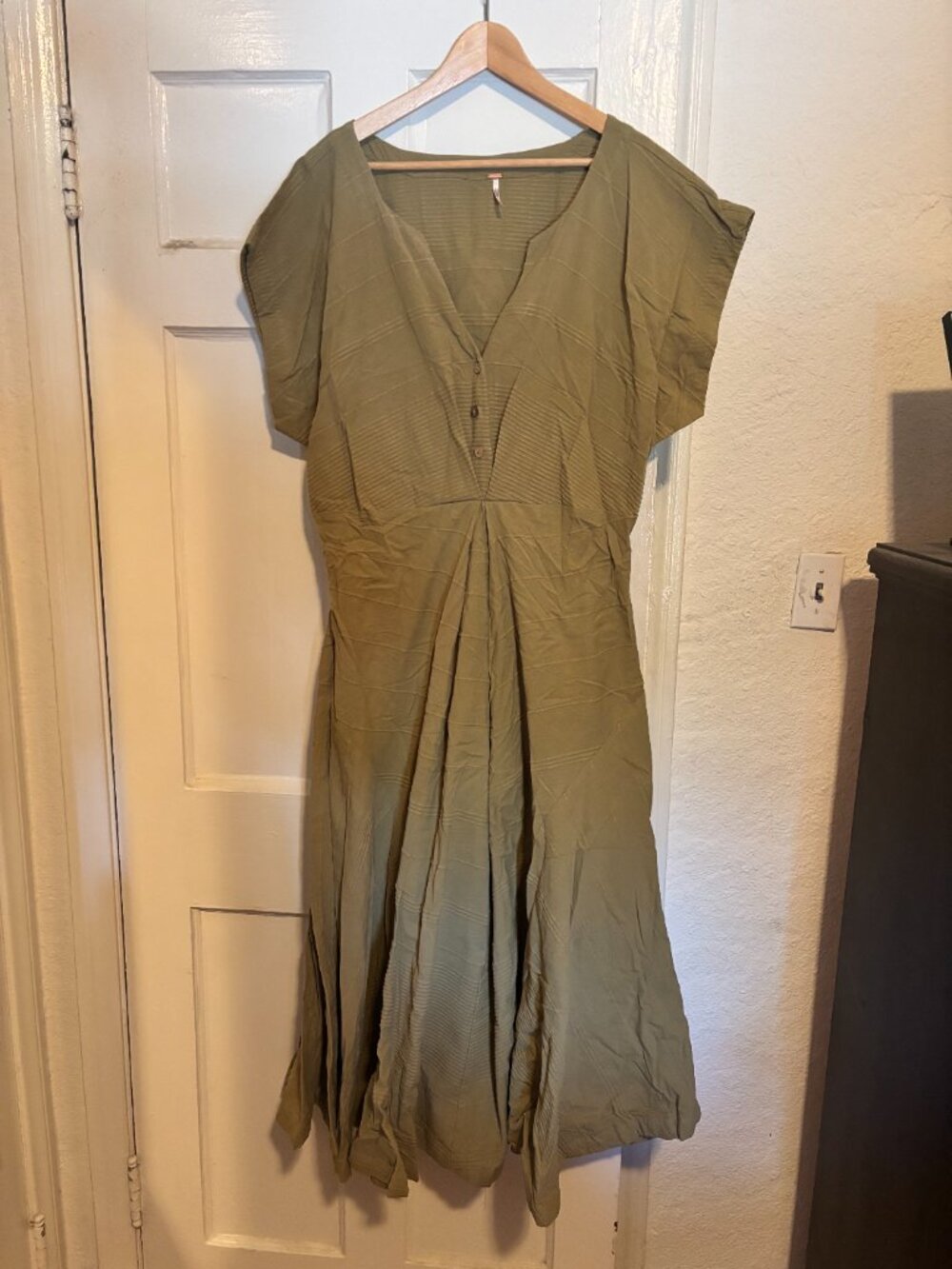 Free People Outta Here Midi Dress - Picture 2 of 5